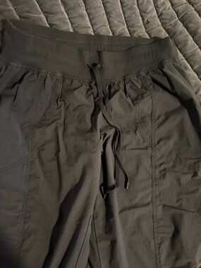 Women's Black Drawstring Jogger Track Pants